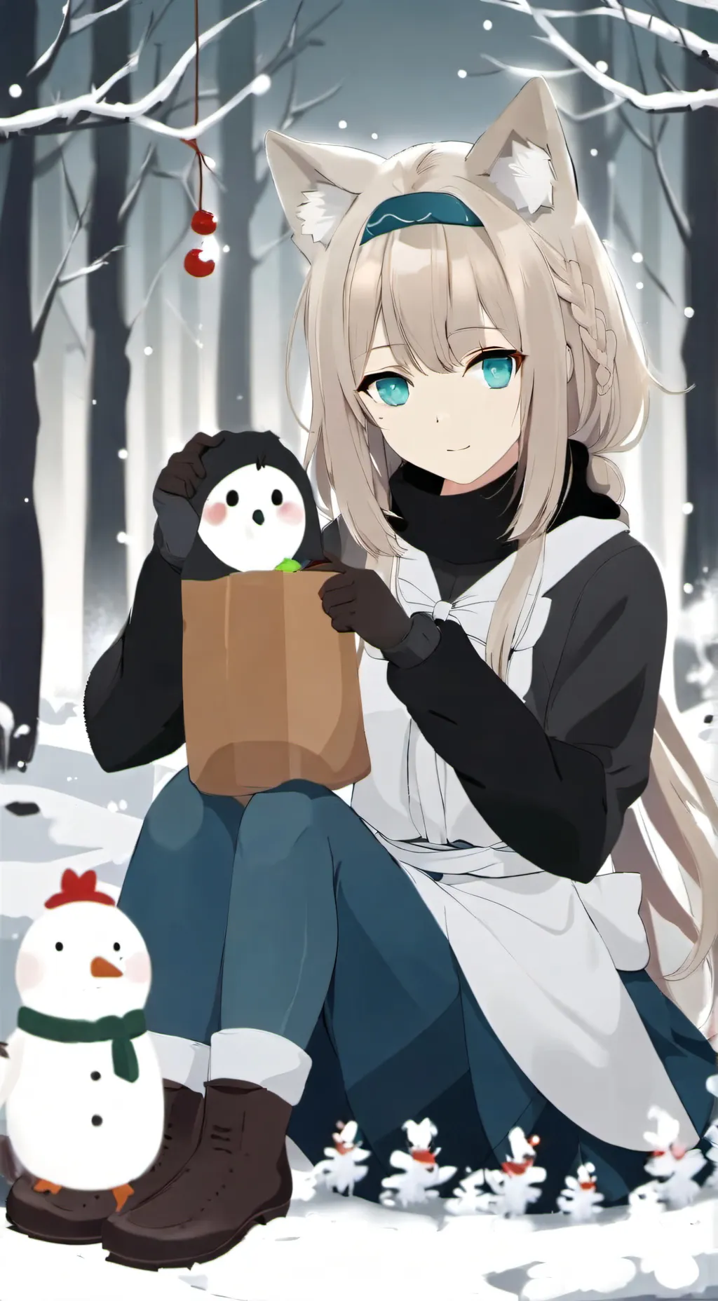 ai character: Софа  background