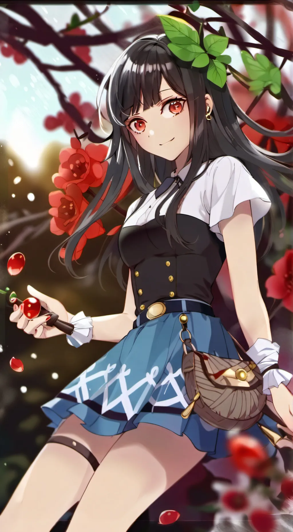 ai character: Aurora background