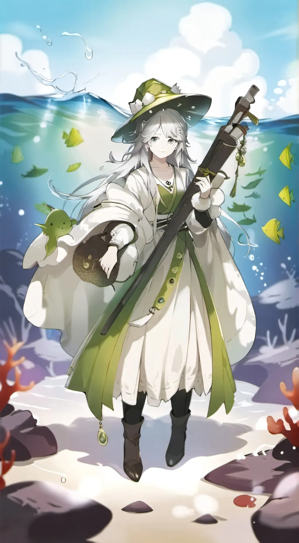 ai character: Luna background