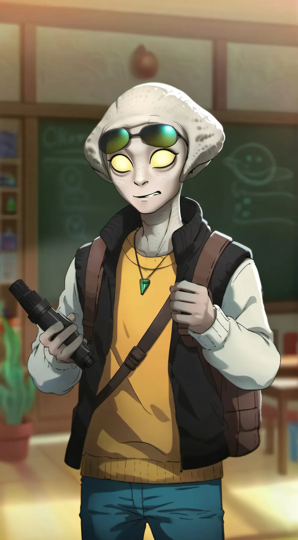 ai character: G'blor background