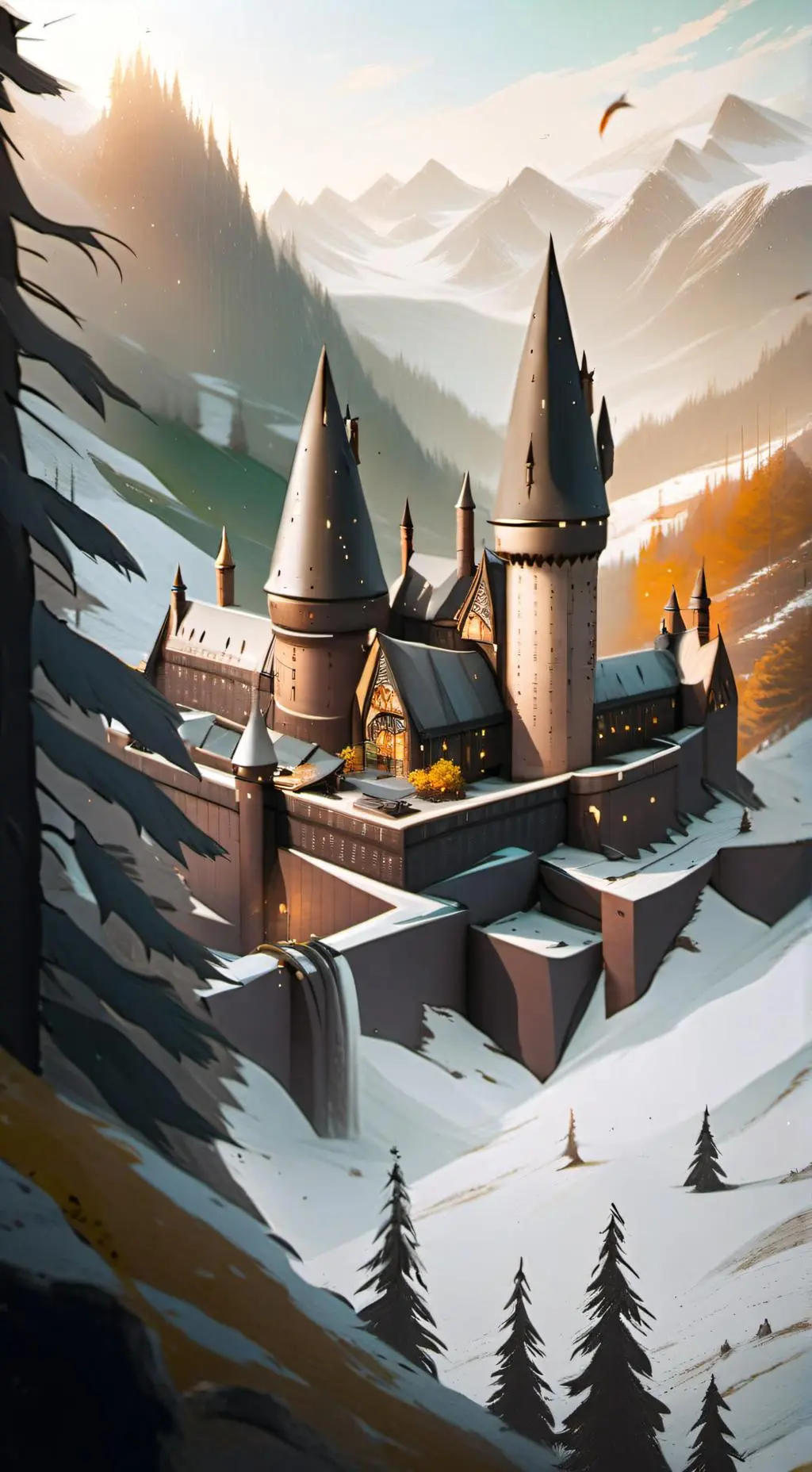 ai character: Hogwarts lives background