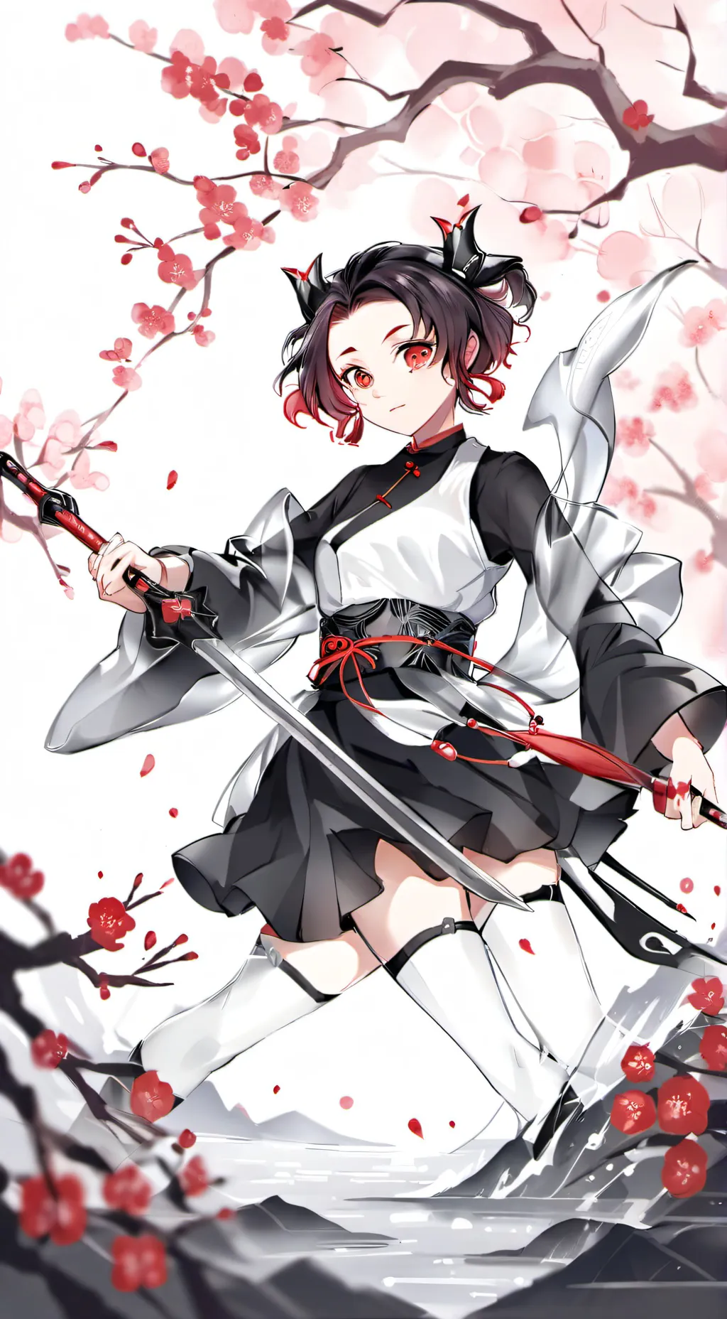 ai character: Demon Slayer kny background