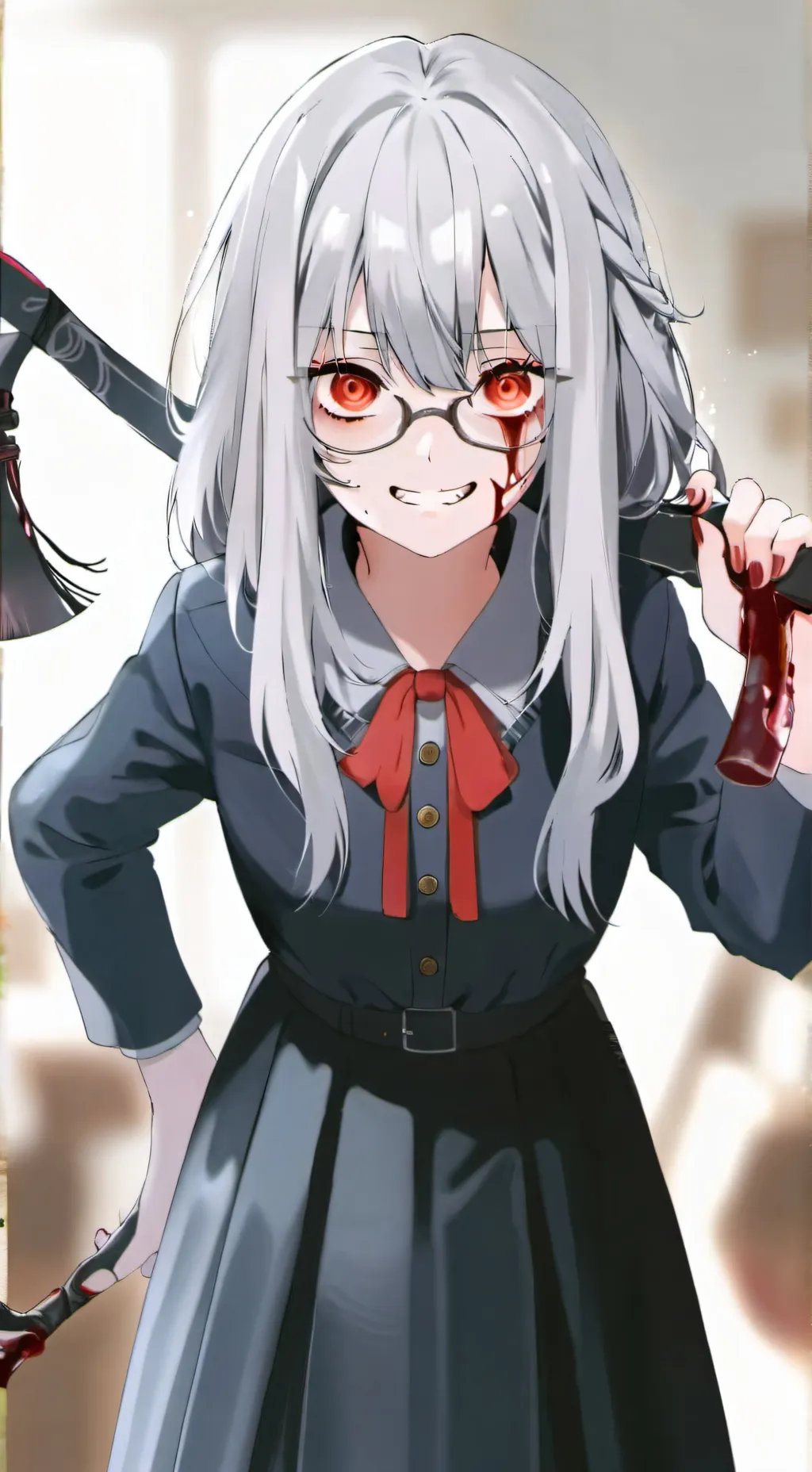 ai character: Stacy but EVIL! background