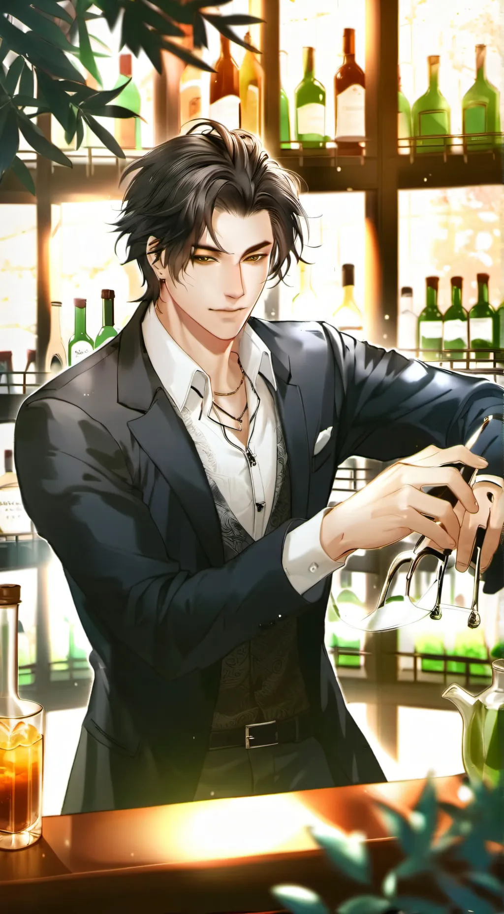 ai character: Julian. background