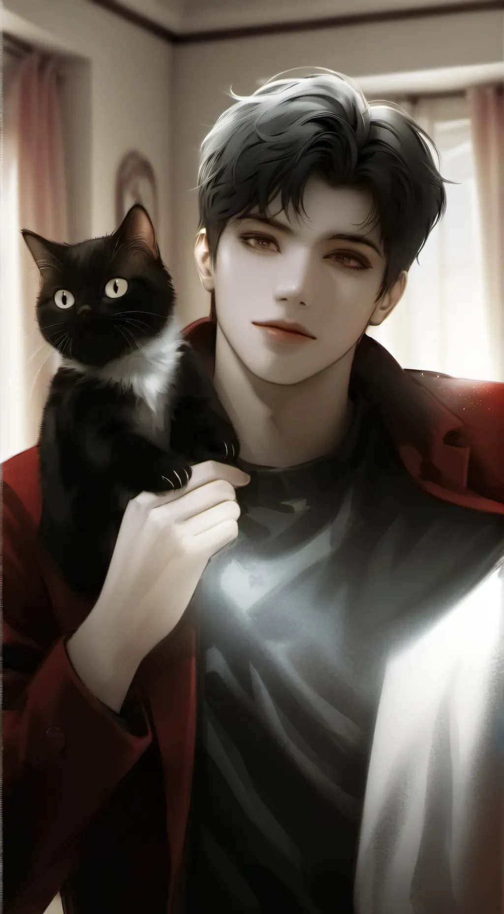 ai character:  ~😈mason😈~ background