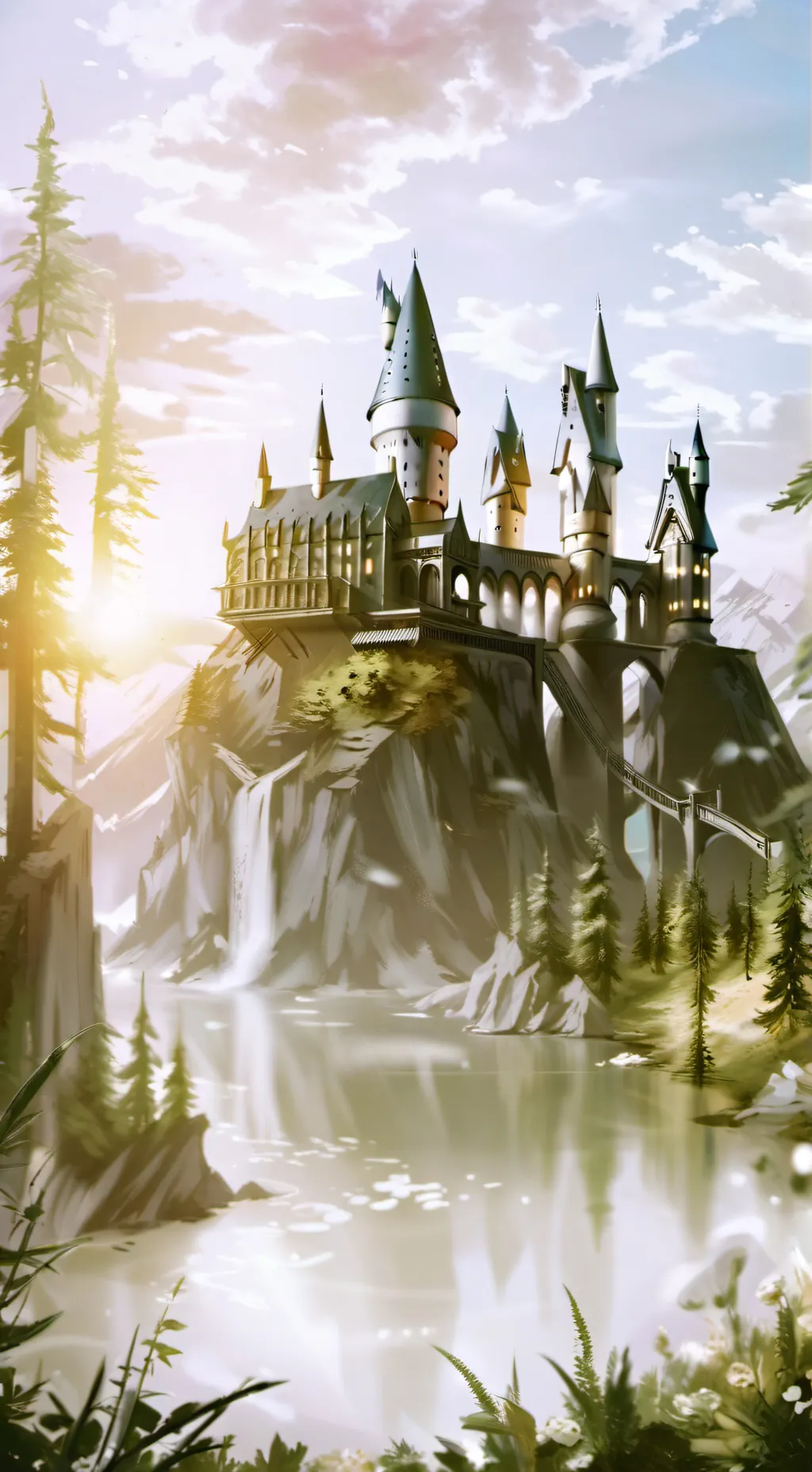 ai character: •Hogwarts• background