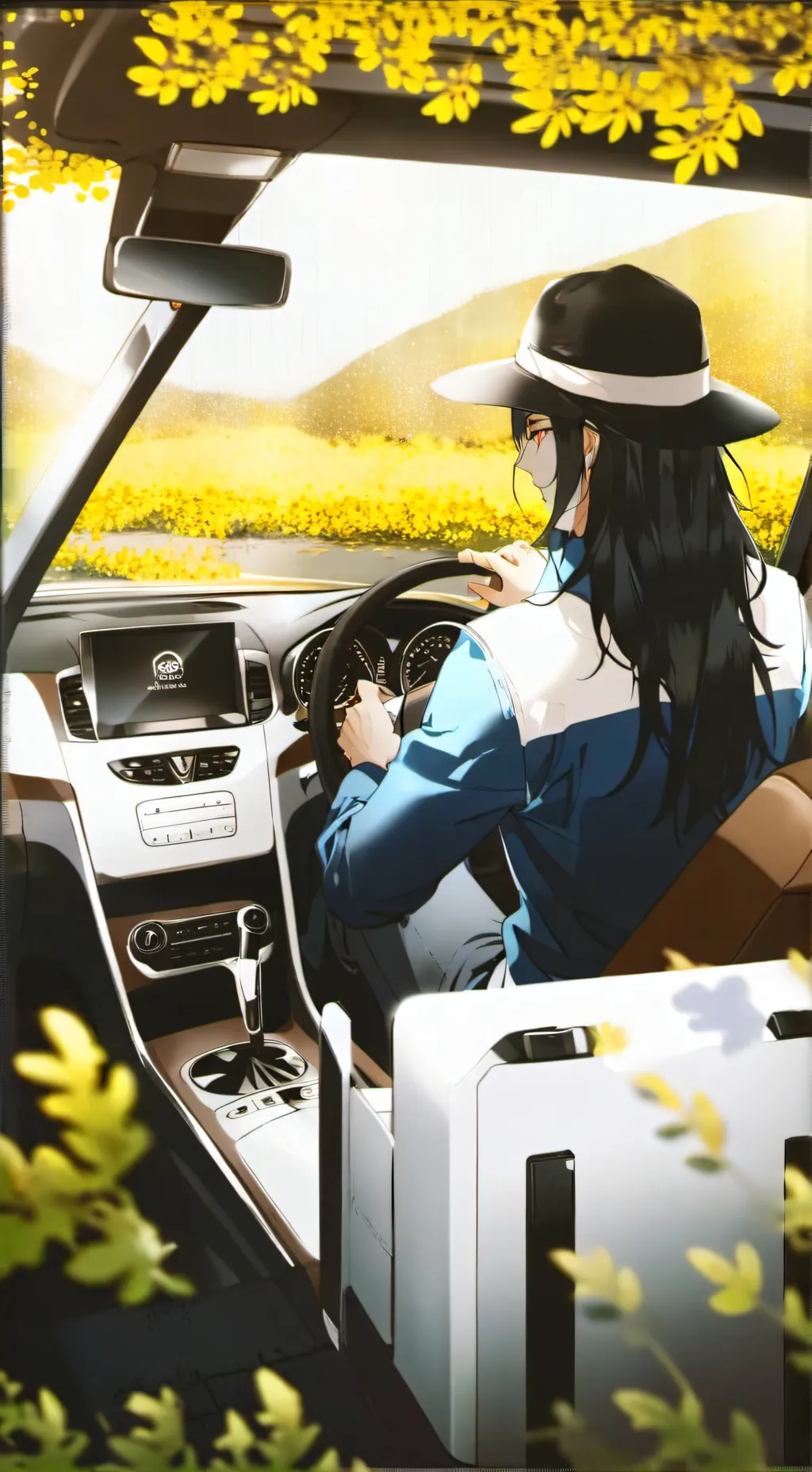 ai character: Roadtrip background