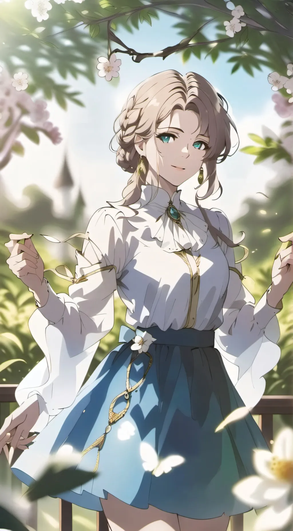 ai character: Мила background