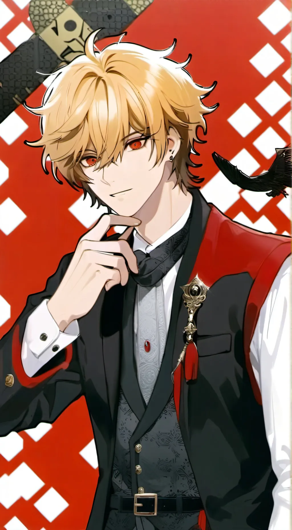 ai character: bakugou background