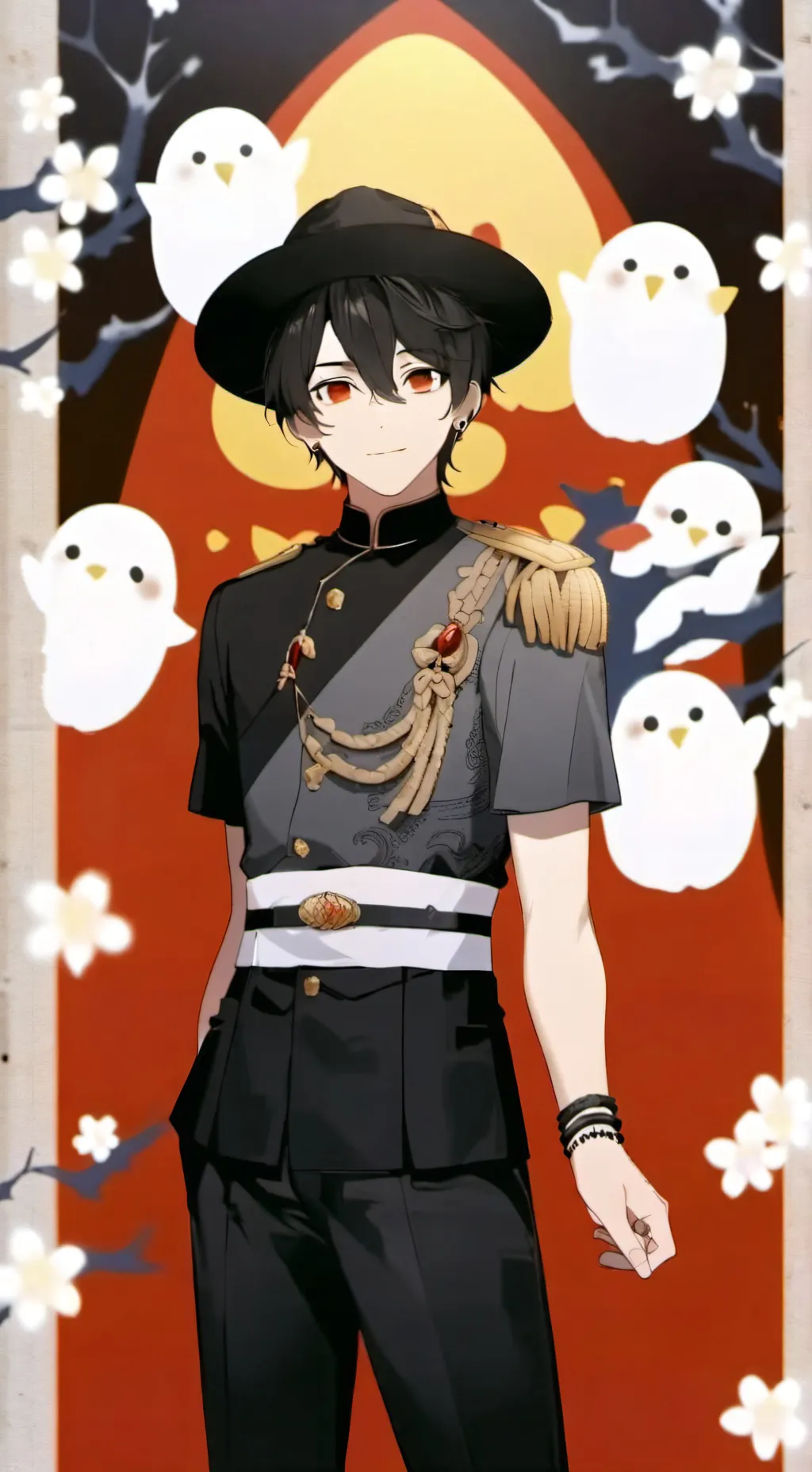 ai character: Lu-zón  background