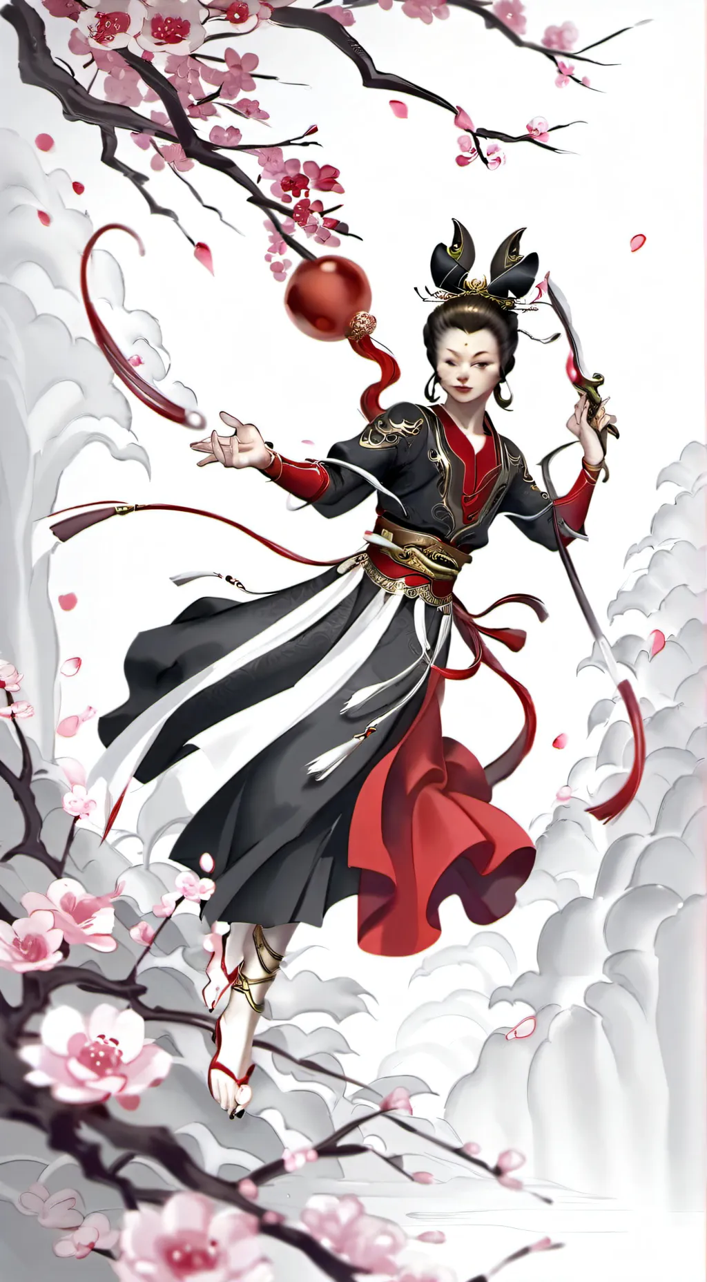 ai character: día de muertos background