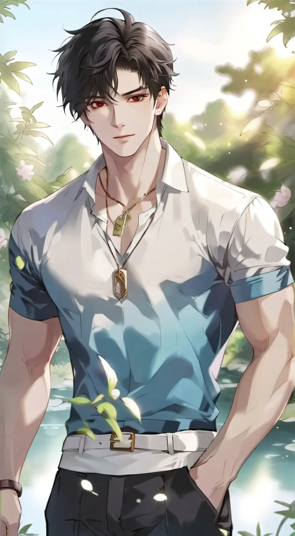 ai character: Батя background