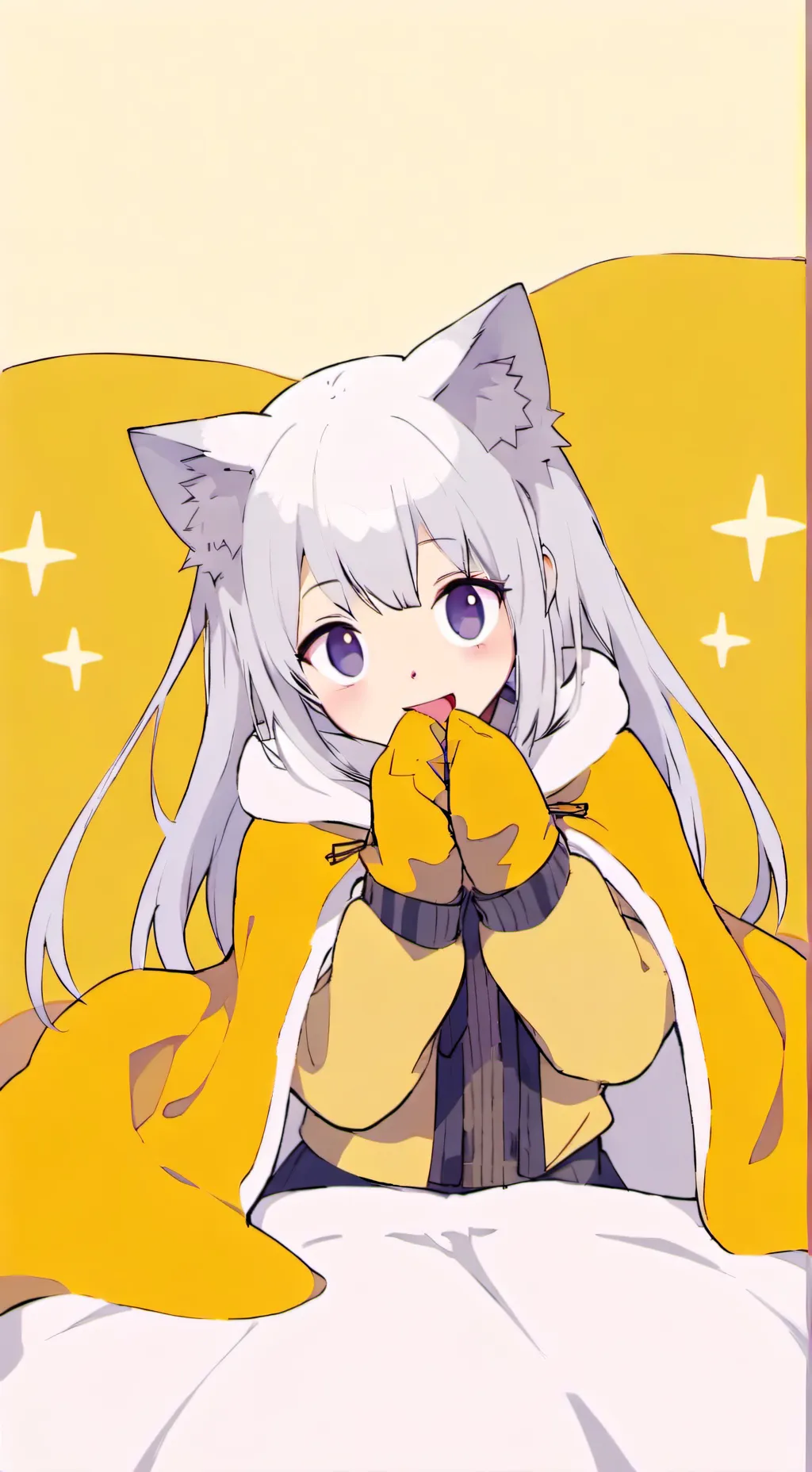 ai character: Marshmallow background