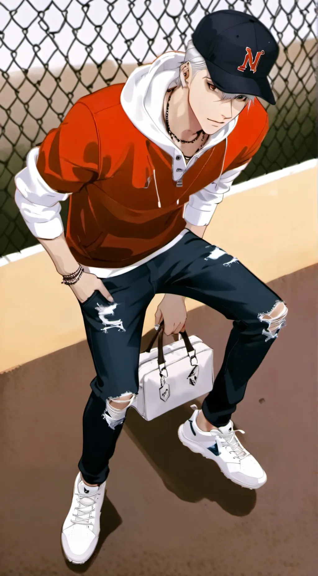 ai character: Adrián  background