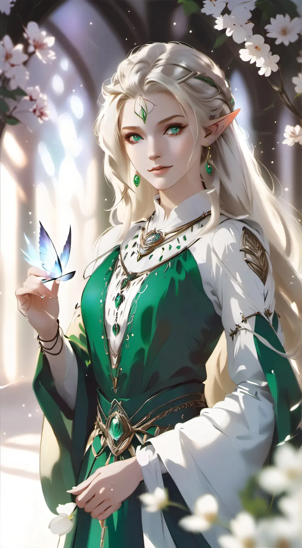 ai character: elaria background