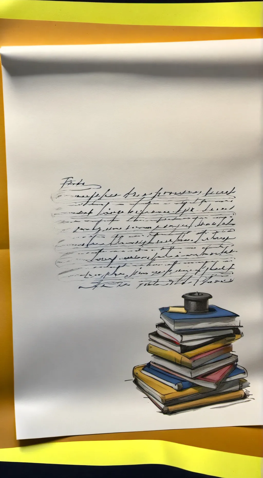 ai character: exam week  background