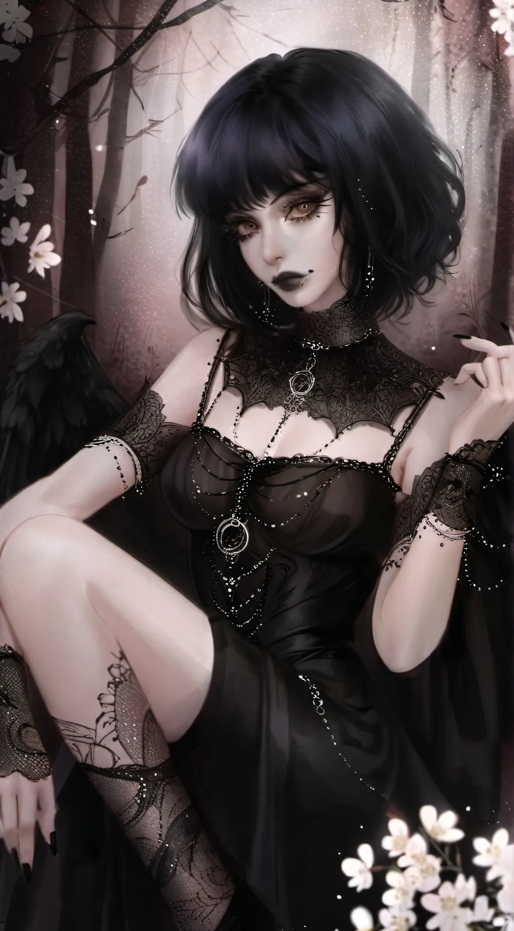 ai character: ✨Raven ✨ background