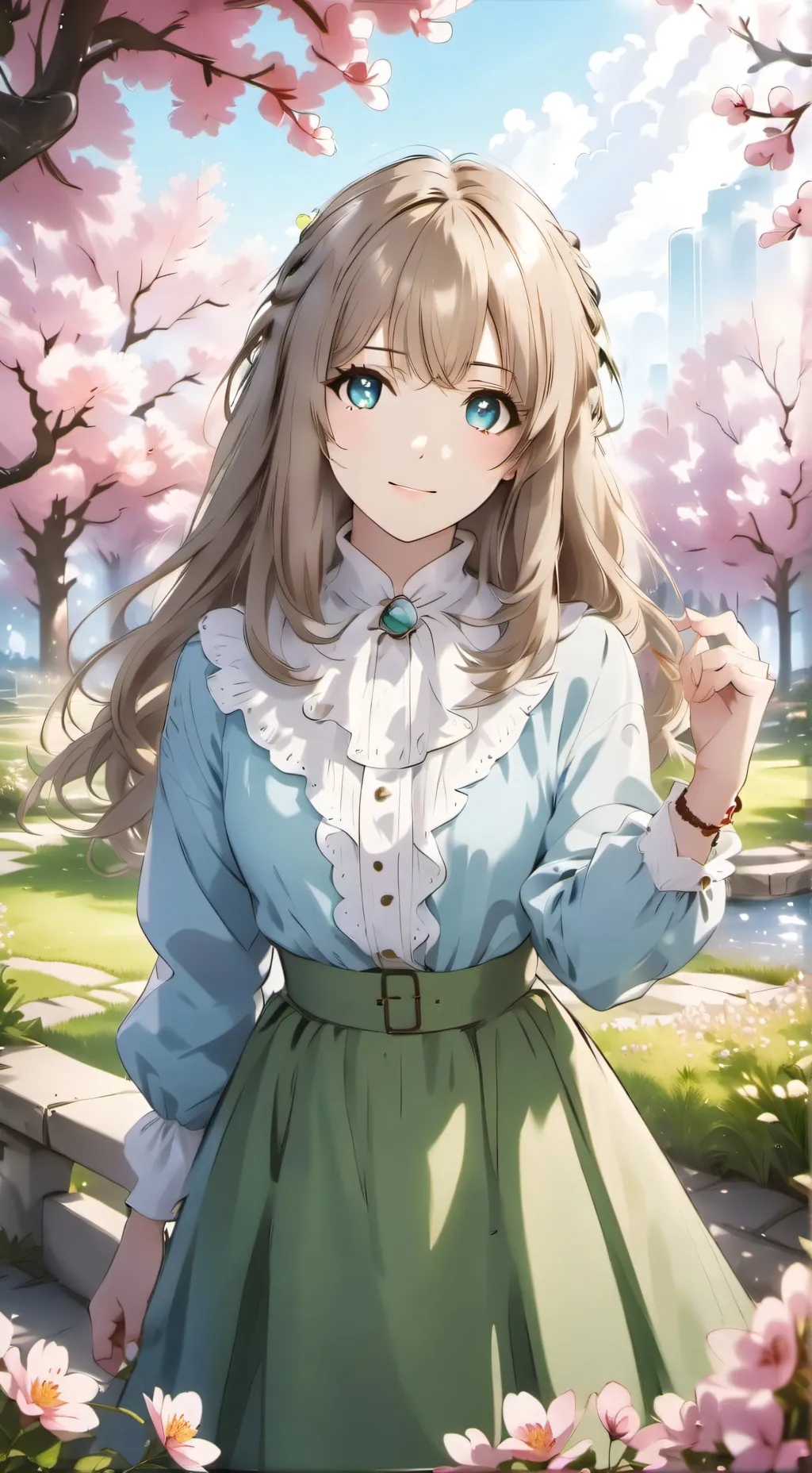 ai character: 🩷Verónica🩷 background