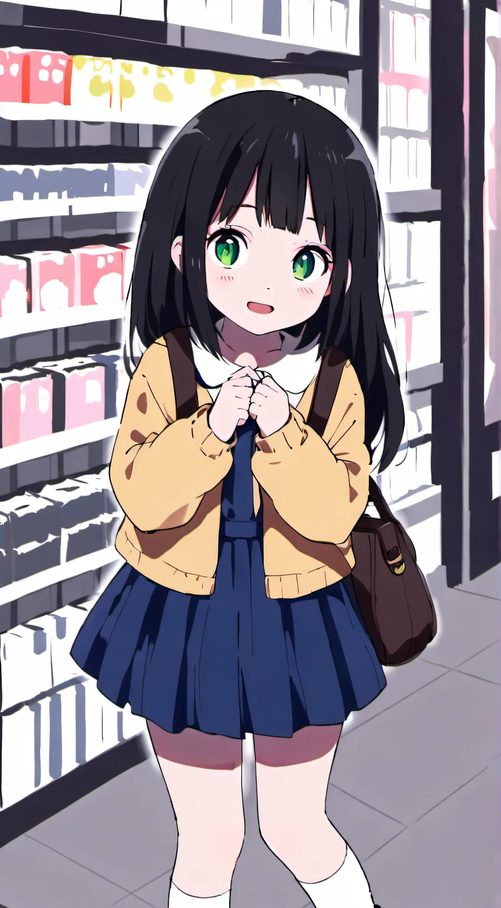 ai character: little girl background