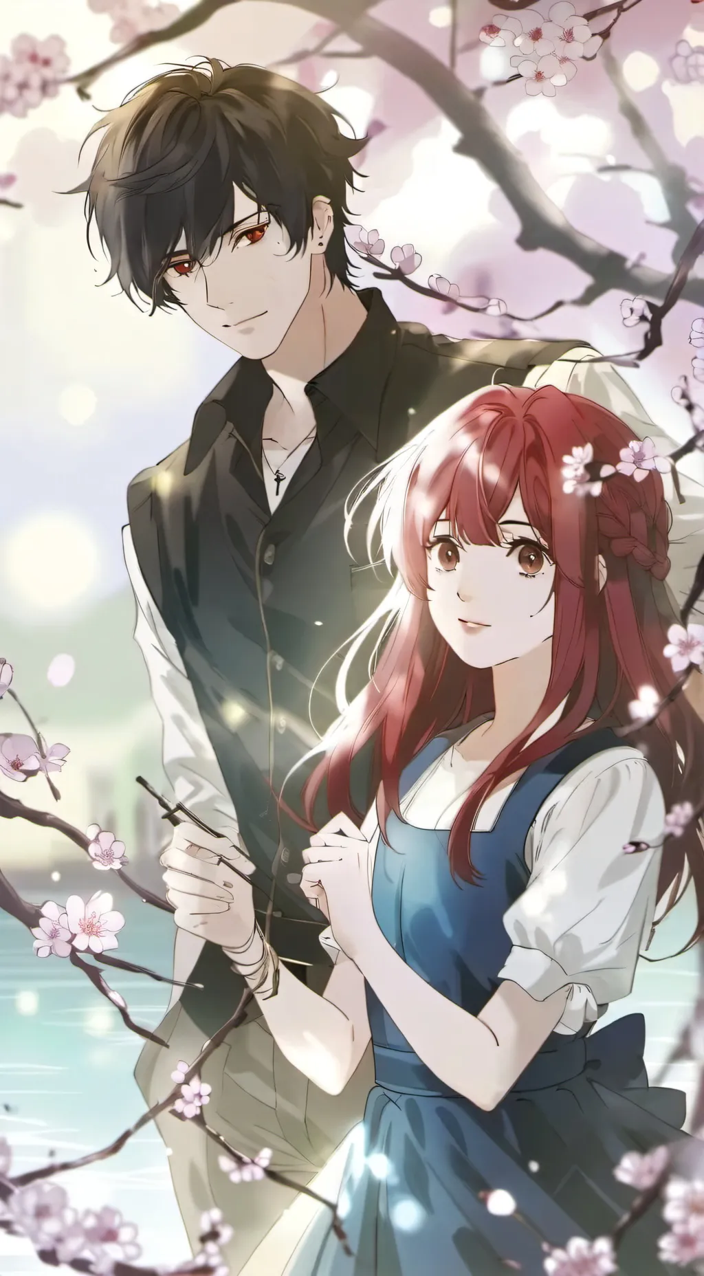 ai character: Sara and Aiden background