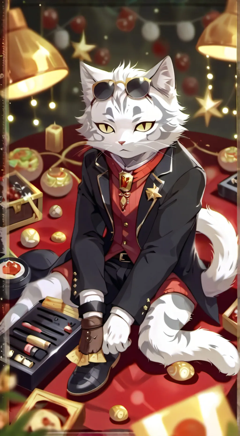 ai character: Echo the furry!!☆ background