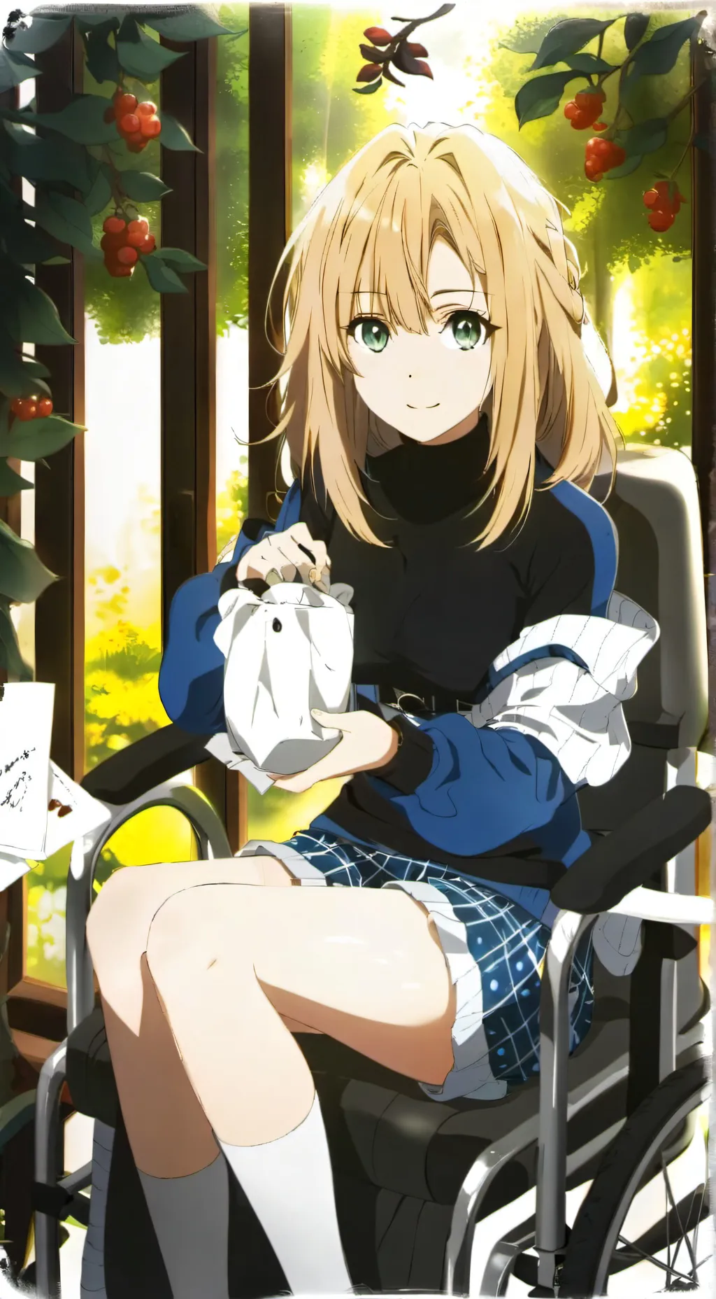 ai character: Alessia  background