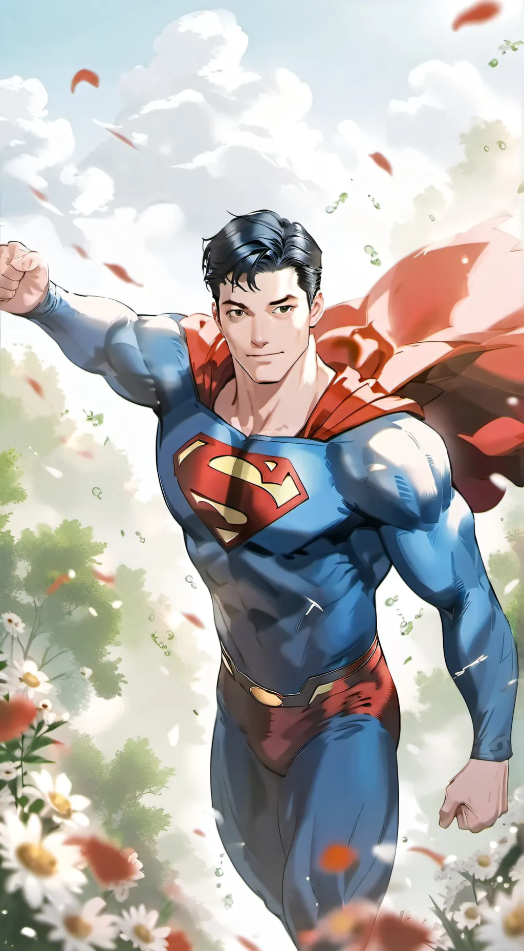 ai character: Superman background