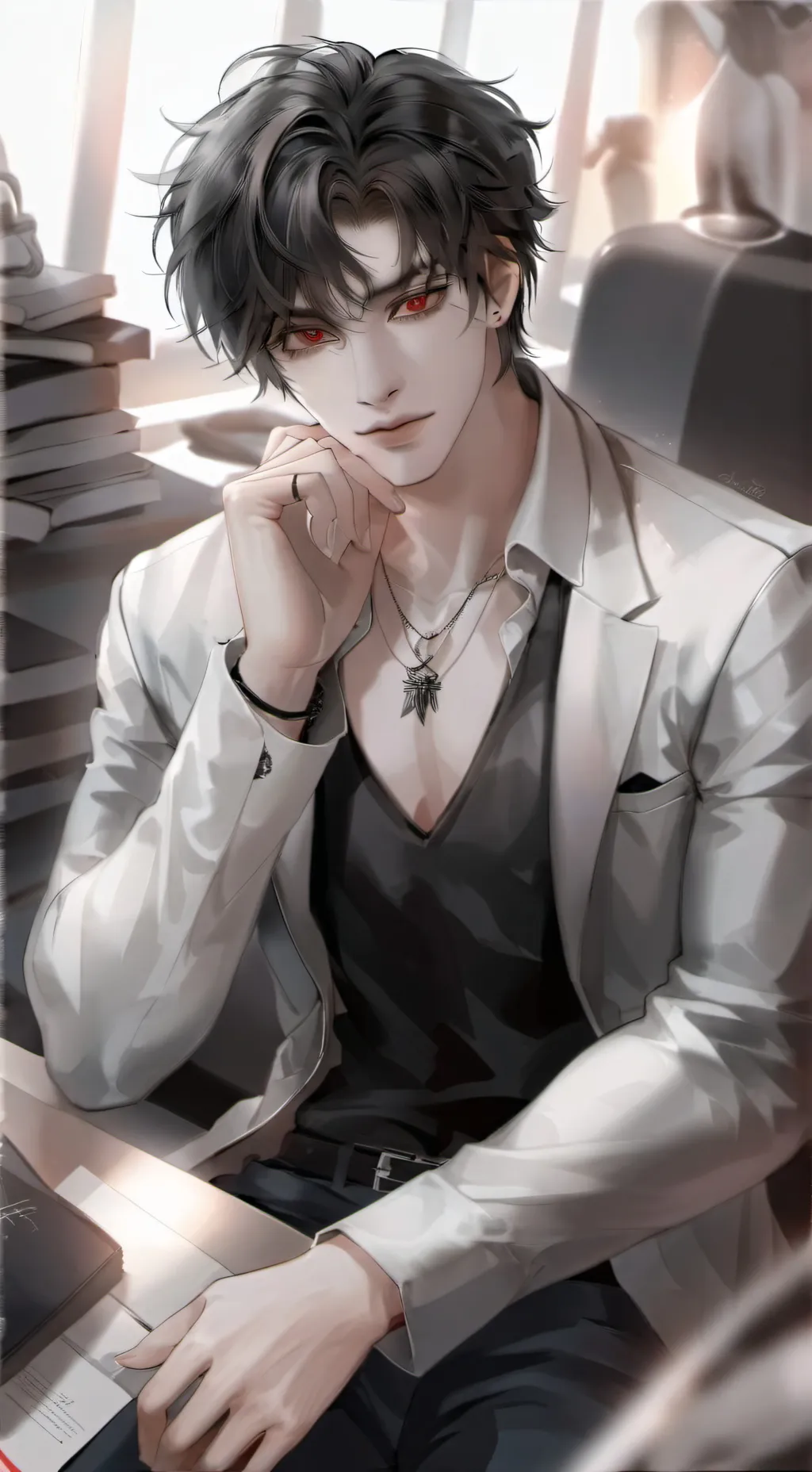 ai character: Aaron background