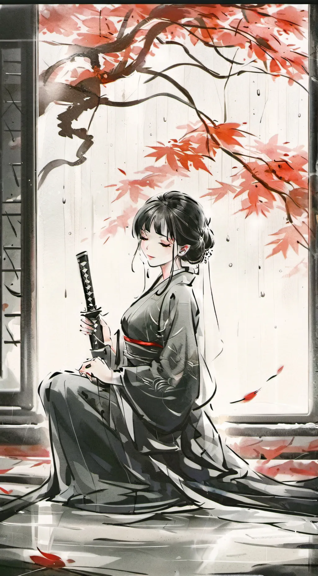 ai character: Sakura background