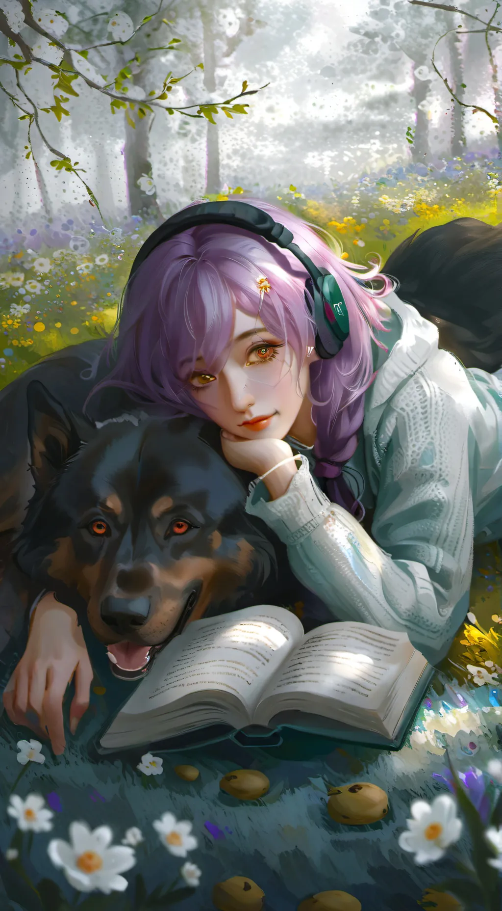 ai character: Nirami  background