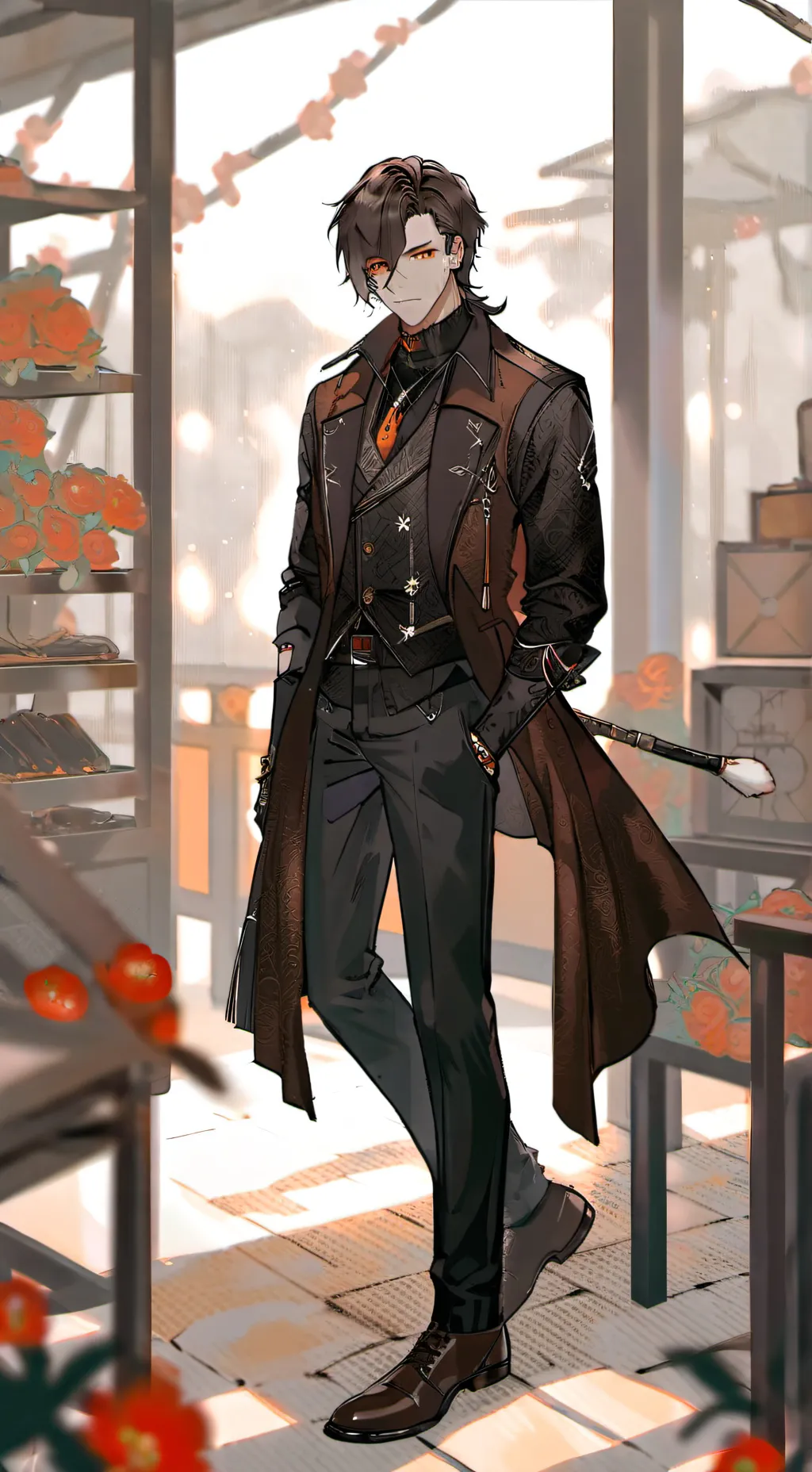 ai character: Healthcliff  background