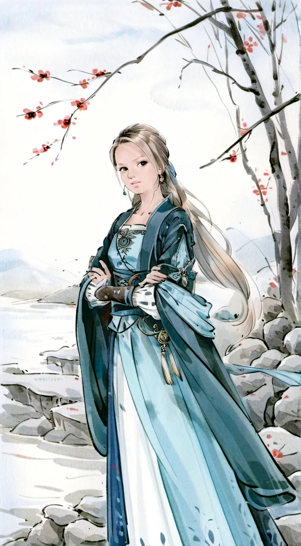 ai character: Karen castrosa background