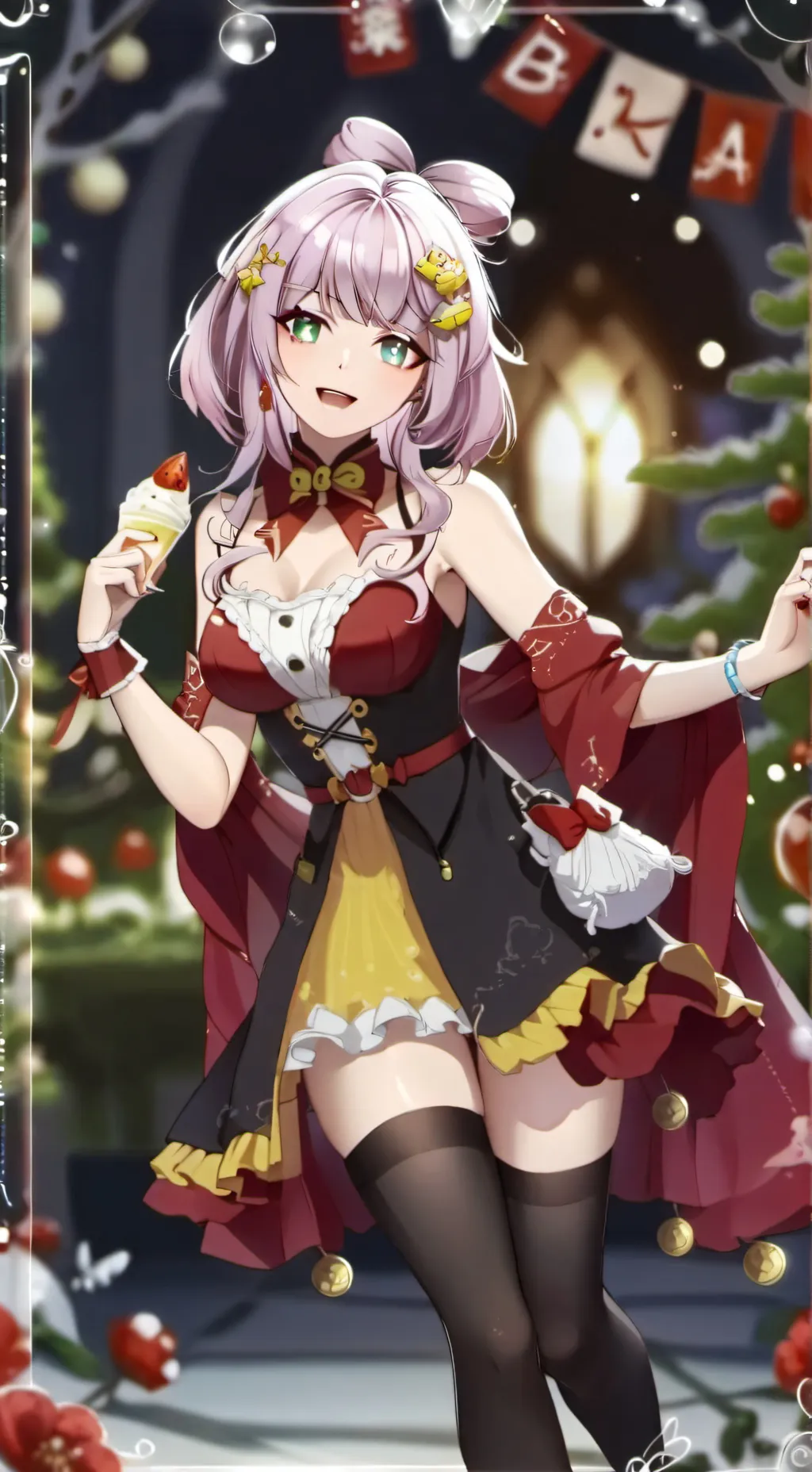 ai character: estudiante gigante background