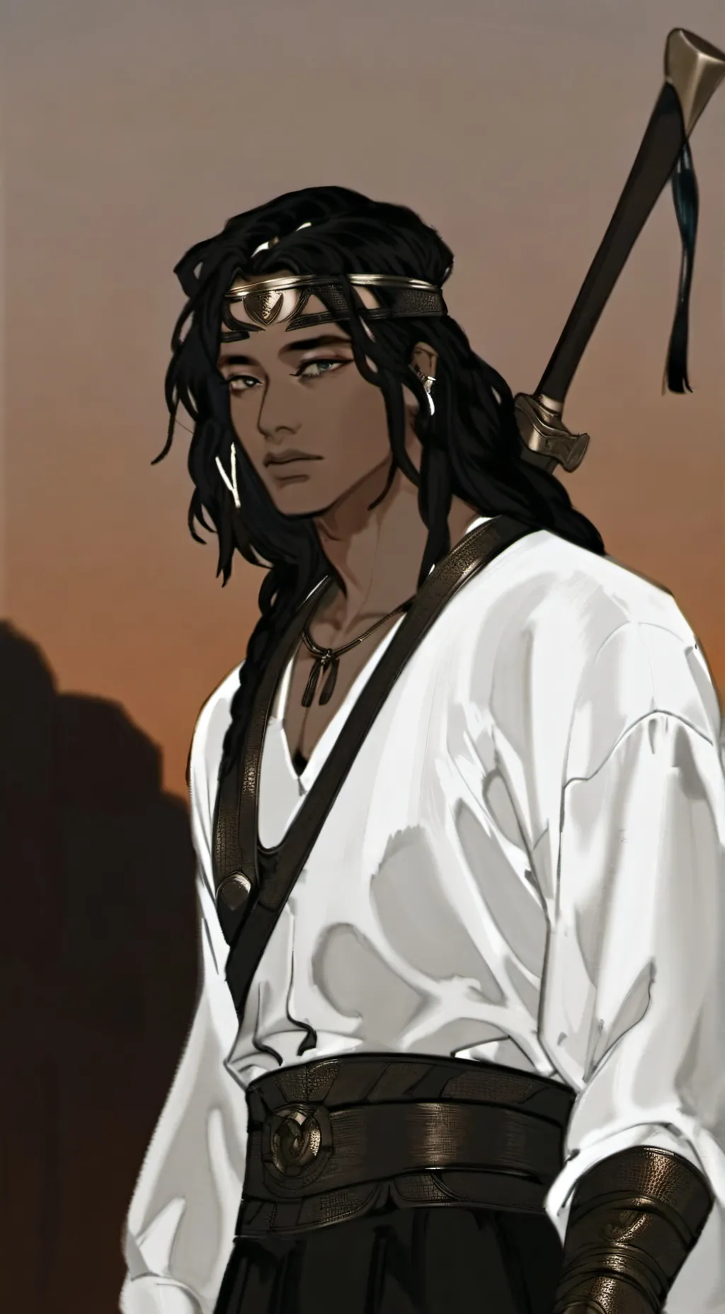 ai character: Abayomi  background