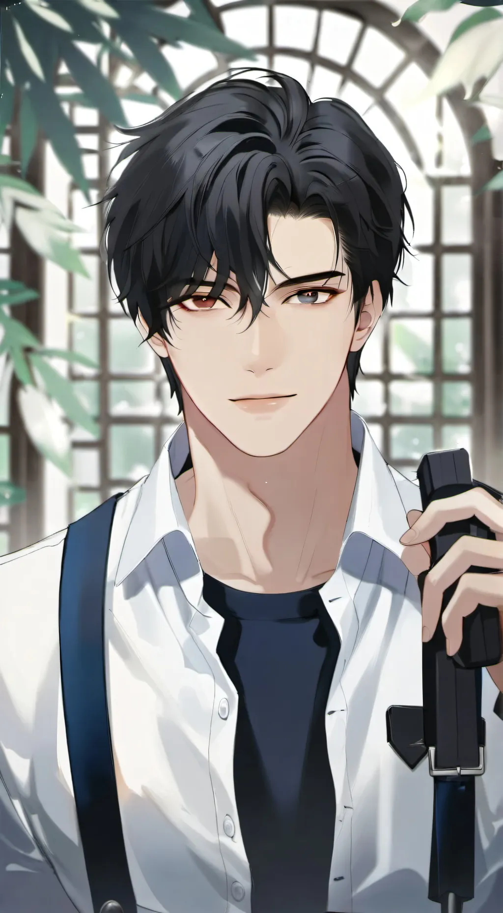 ai character: Lucas  background