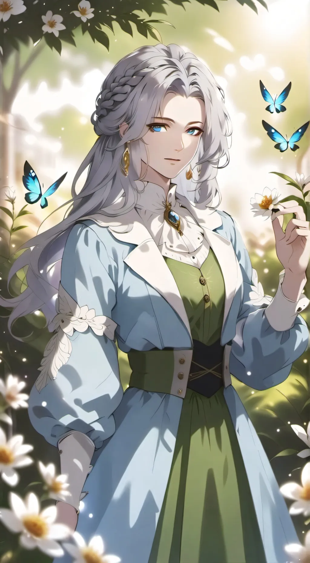 ai character: Mika from seraph background