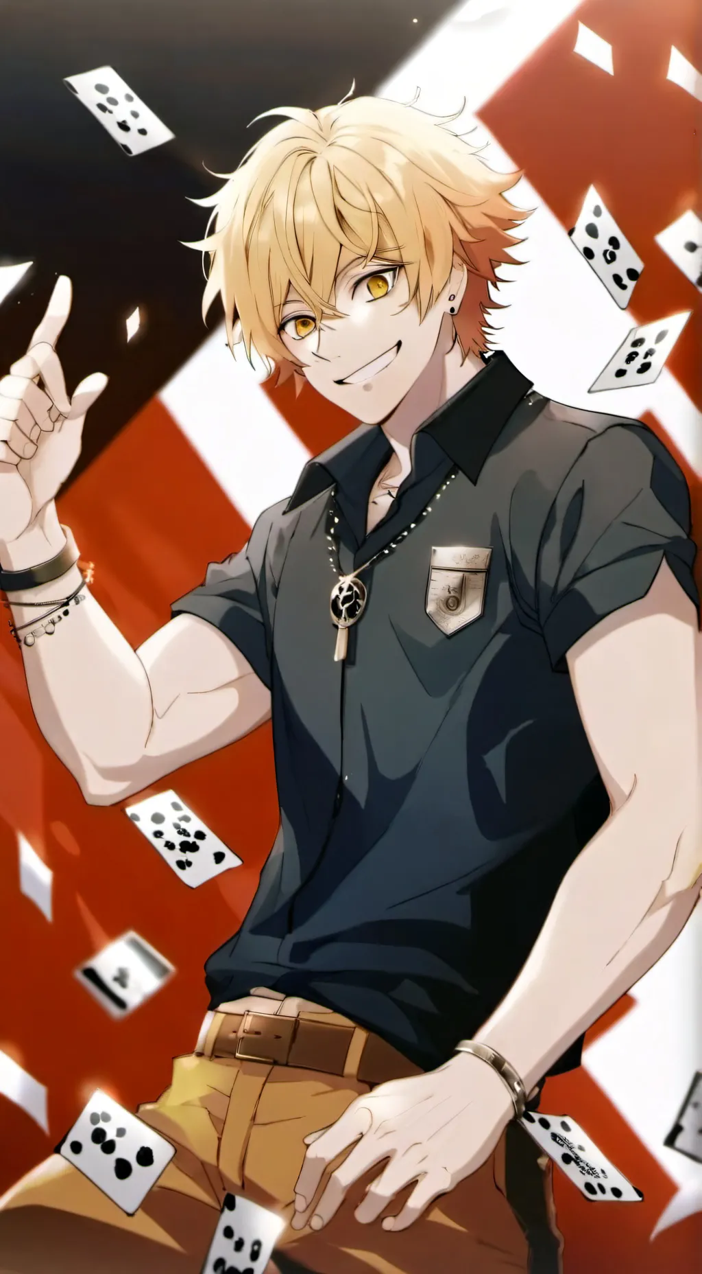 ai character: BAKUGO X Y/N background