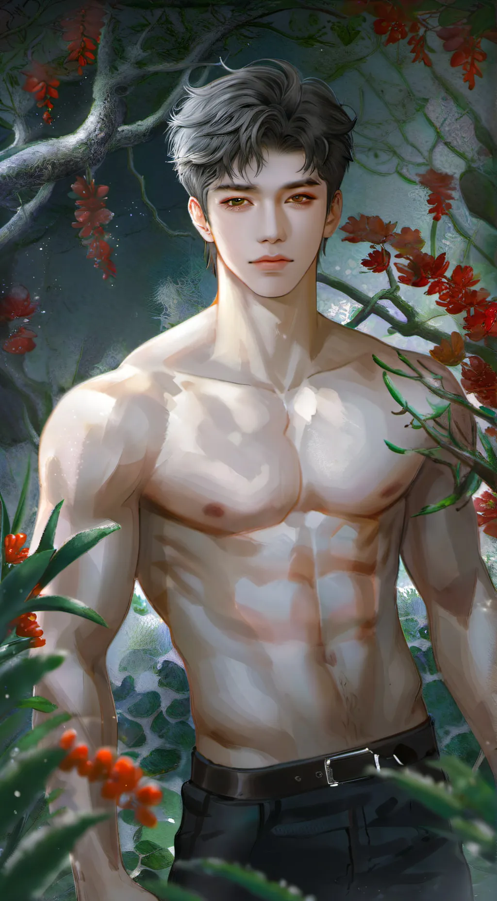 ai character: Issac  background