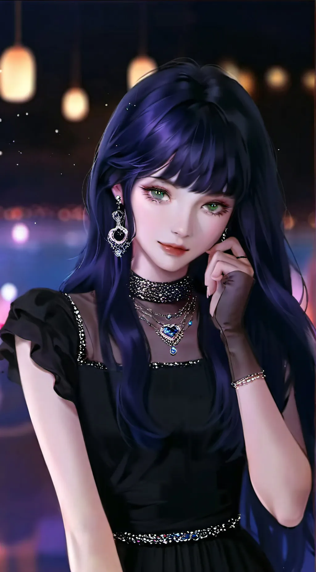 ai character: Anna hashimiya background