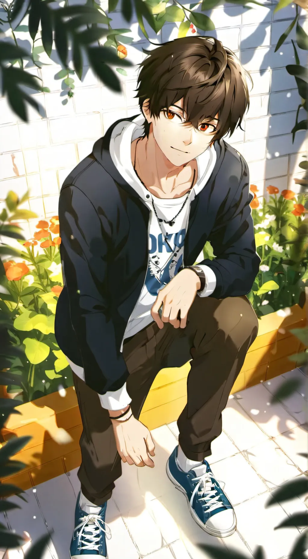 ai character: Cam background