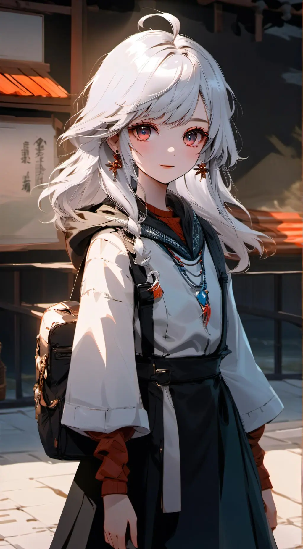 ai character: Akaza  background