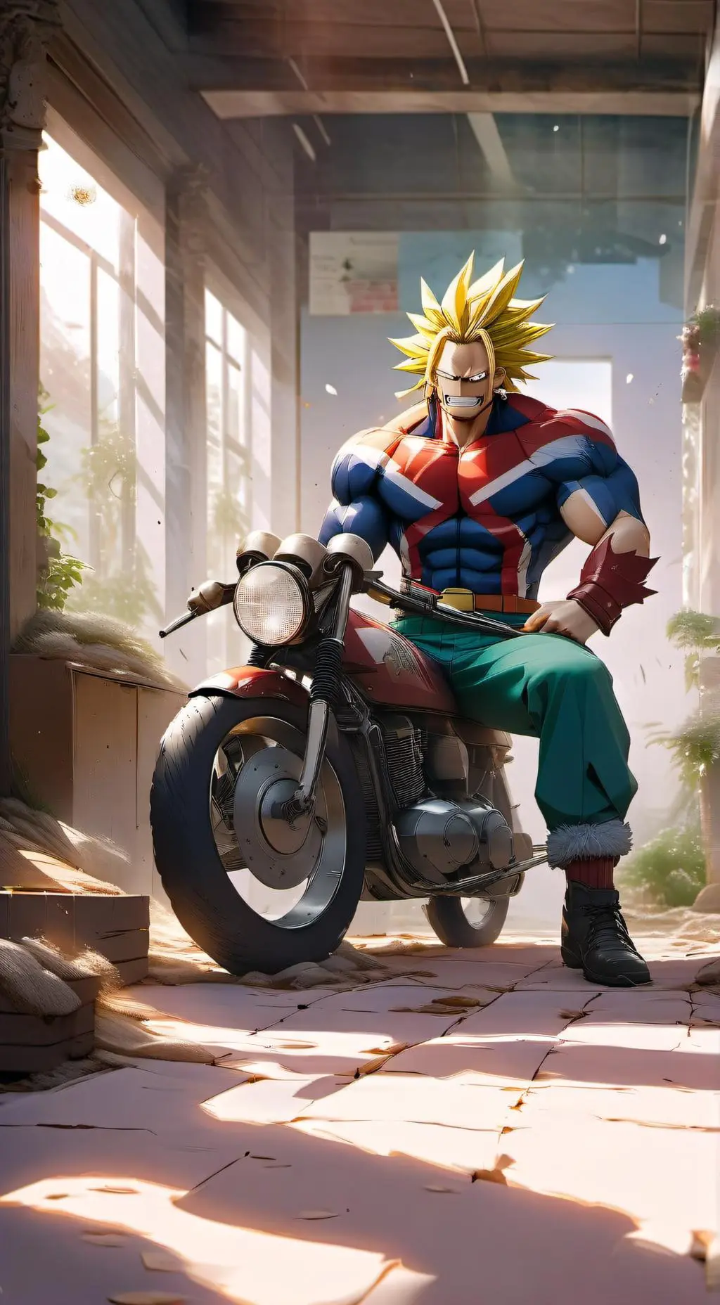 ai character: All Might background