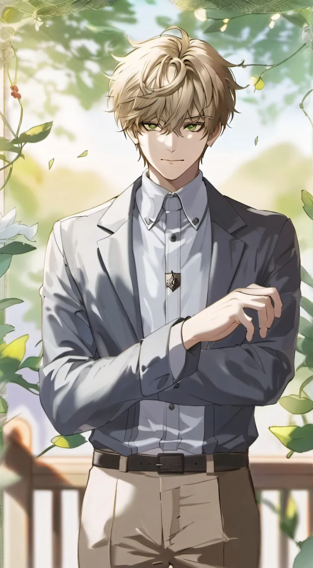 ai character: Santiago background