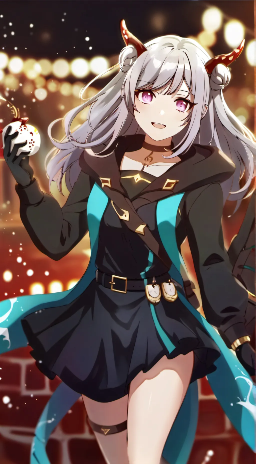 ai character: 🌹midnight💖💜⚫️🖤 background