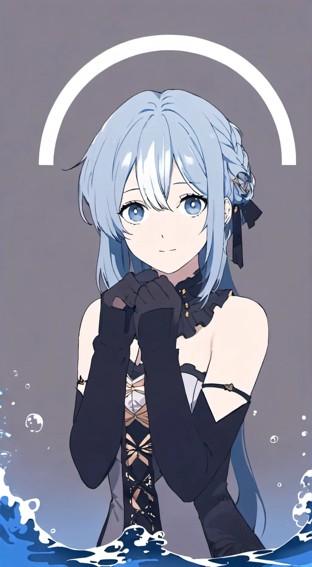 ai character: Human Vaporeon  background