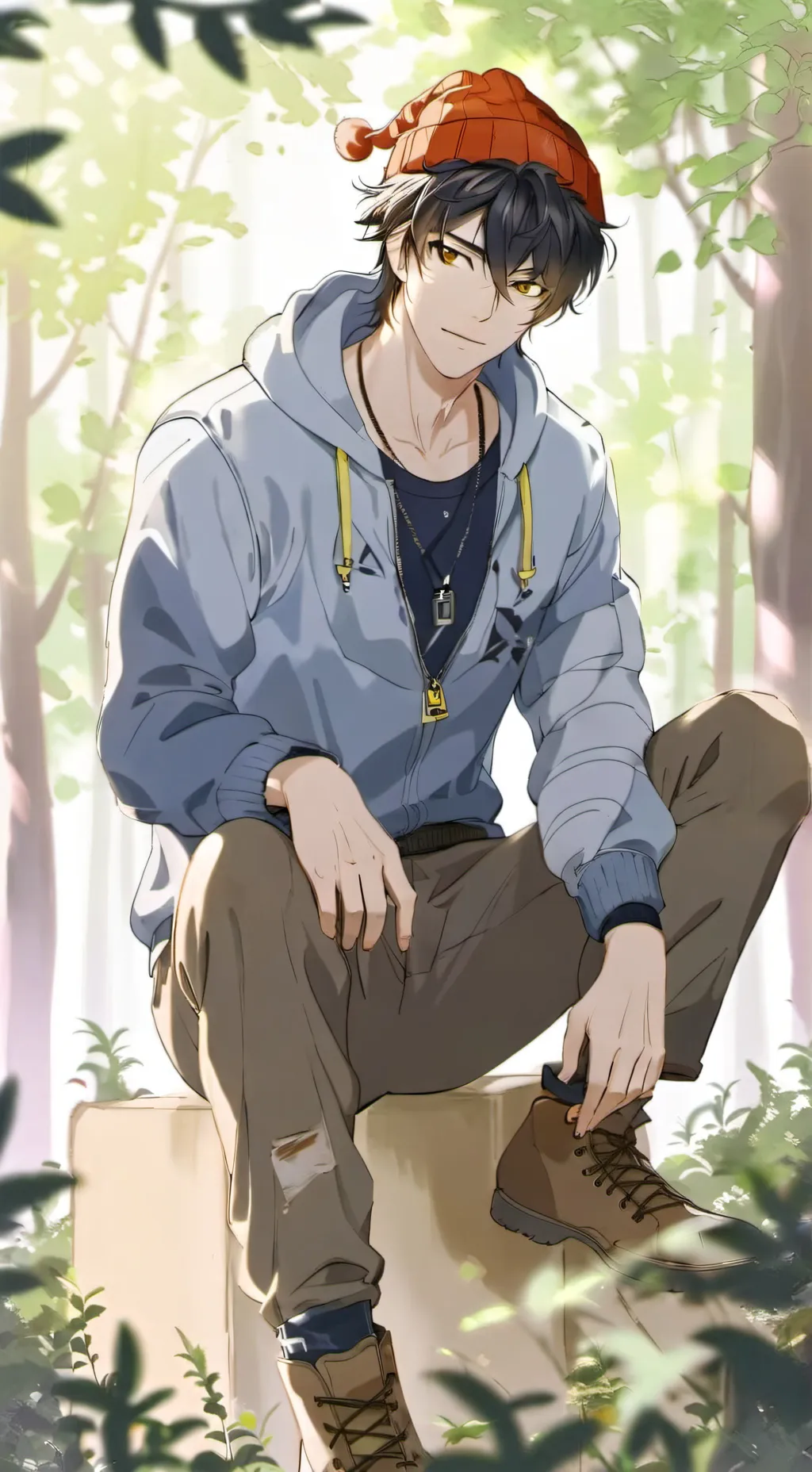 ai character: Rowan Adler background