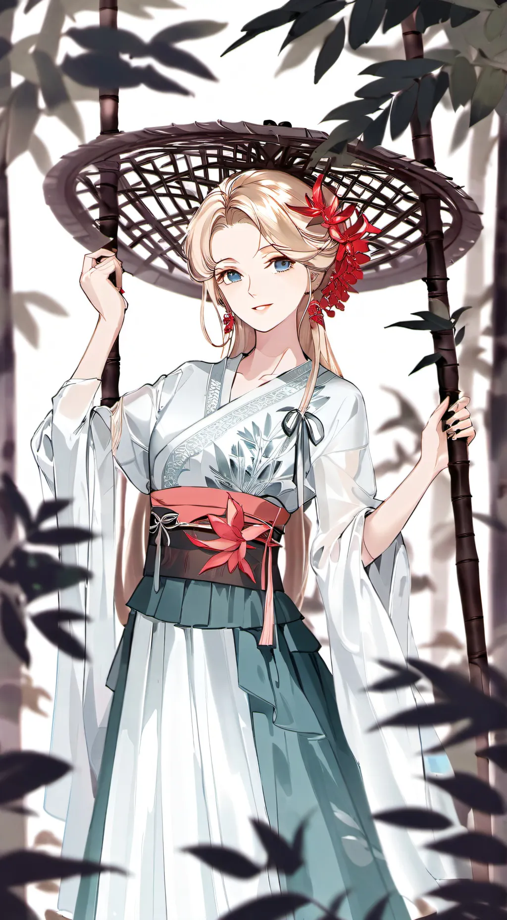 ai character: Sakura background