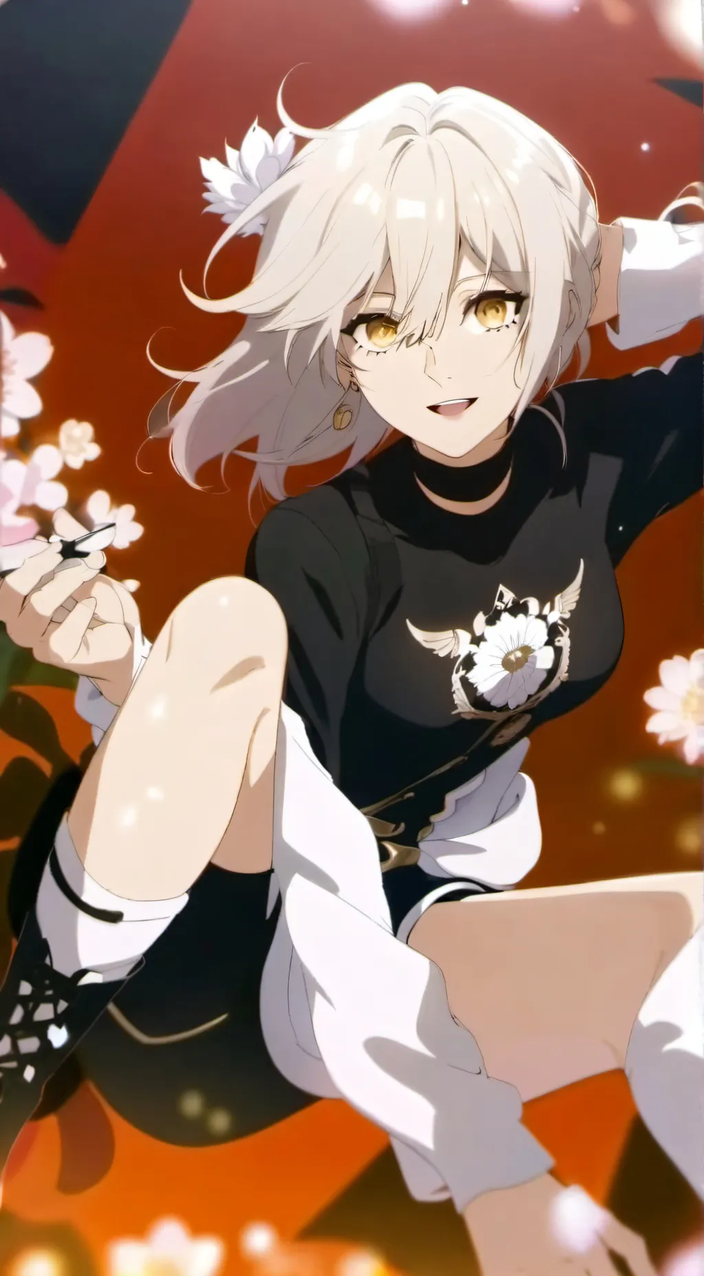 ai character: Angel  background