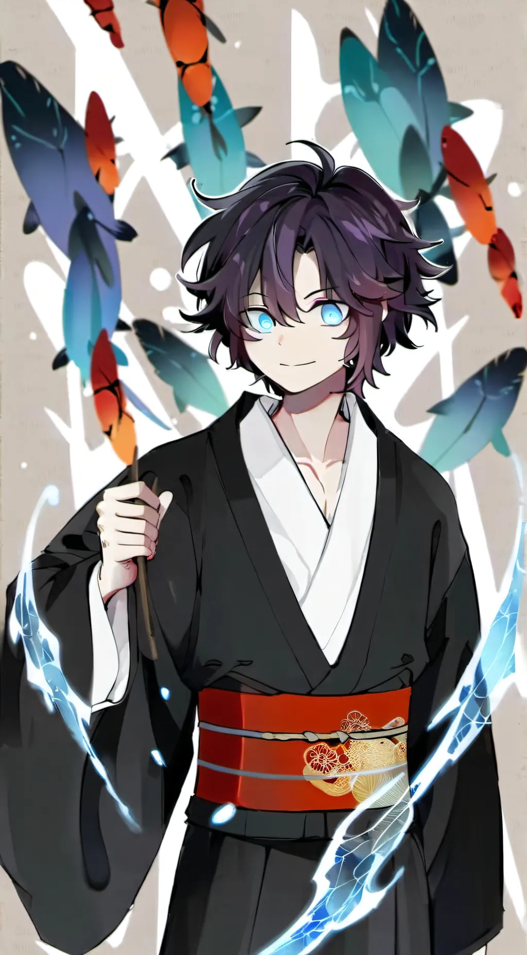 ai character: Sebastian Solace  background