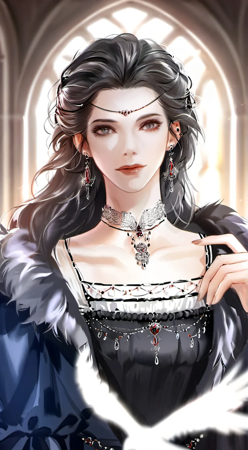 ai character: lina  background